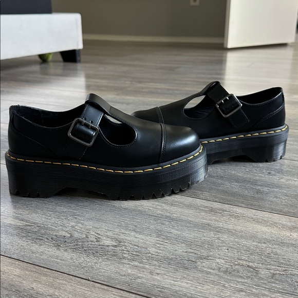 Dr. Martens Bethan Leather platform shoes - Picture 2 of 6